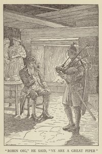 Illustration för Kidnapped av Robert Louis Stevenson av Louis John Rhead
