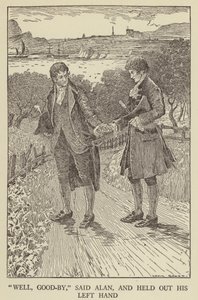 Illustration för Kidnapped av Robert Louis Stevenson av Louis John Rhead