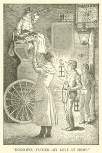 Illustration för Tom Browns skoldagar (gravyr) av Louis John Rhead