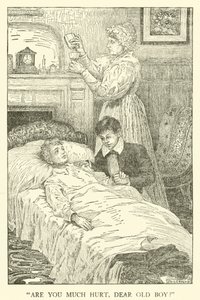 Illustration för Tom Browns skoldagar (gravyr) av Louis John Rhead