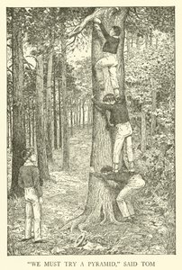 Illustration för Tom Browns skoldagar (gravyr) av Louis John Rhead