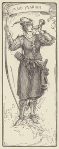 Pigan Marian av Louis John Rhead