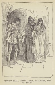 Romeo ska tacka dig, dotter, för oss båda av Louis John Rhead