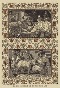 Den rikes festmåltid och den fattiges lamm av Louis John Rhead