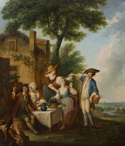 swedish av Louis Joseph (1731-98) Watteau