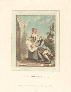 Om du ville av Louis Le Coeur after Nicolas Lavreince