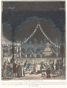 Bastille boll av Louis Le Coeur and Jacques François Joseph Swebach Desfontaines
