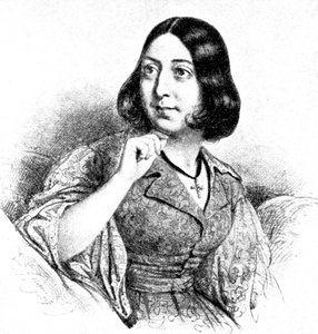 "George Sand", 1923. av Louis Leopold Boilly