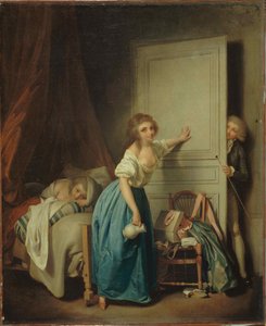 LIndiskret, c. 1795. av Louis Leopold Boilly