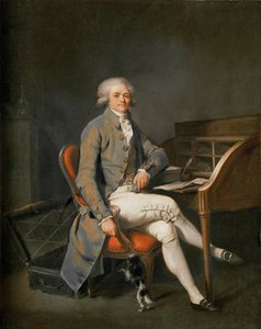 Maximilien Robespierre (olja på duk) av Louis Leopold Boilly