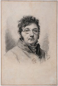 Porträtt av Boilly, målat av honom själv av Louis Leopold Boilly