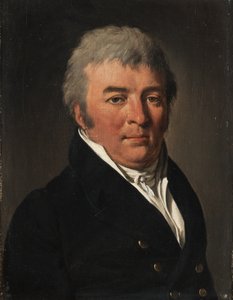 Porträtt av en man med knäppt jacka av Louis Leopold Boilly