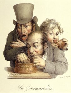 Seven Deadly Sins: Gourmandise av Boilly av Louis Leopold Boilly