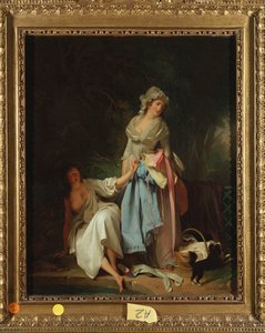 Badaren förvånad av Louis Leopold Boilly