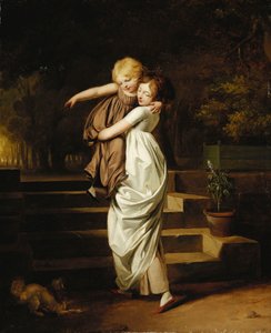Två systrar; De två systrarna, av Louis Leopold Boilly