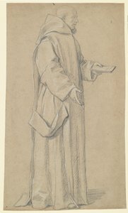 Stående munk (recto) av Louis Licherie de Beurie