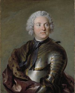 Charles Gustave de Tessin, svensk aristokrat och politiker - Porträtt av Carl Gustaf Tessin (1695-1770), av Tocque, Louis (1696-1772). olja på duk av Louis Tocqué