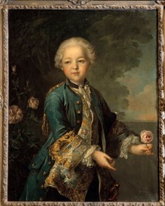 Porträtt av Louis Philippe II Joseph hertig av Orleans kallad Philippe Egalite sedan hertig av Chartres (1747-1793) Målning av Louis (1696-1772) Orleans. Museum of Fine Arts