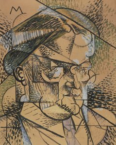 Porträtt av Edouard Gazanion, 1912