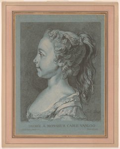 Marie-Rosalie Vanloo av Louis Marin Bonnet
