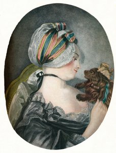 Provocing Fidelity Little Dog Education, 1775 av Louis Marin Bonnet