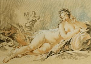 Venus vilar, efter Francois Boucher; Resten av Venus, efter Francois Boucher, 1774 av Louis Marin Bonnet