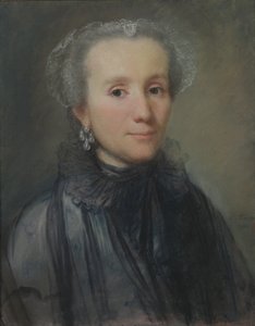 Porträtt av en kvinna från polsk adel, 1776