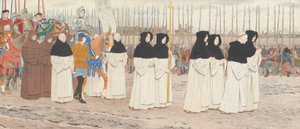 The Maid in Armor till häst Jeanne d