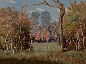 Höstlandskap, 1889. av Louis Michel Eilshemius