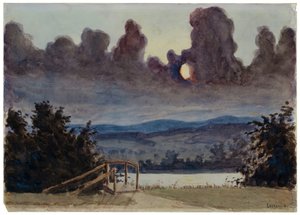 Mörka moln, ca. 1901. av Louis Michel Eilshemius