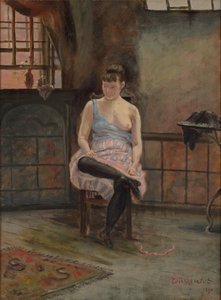 Figur Sittande av Louis Michel Eilshemius