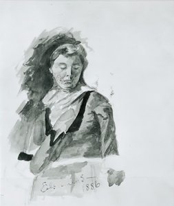 Kvinnans figur, 1886. av Louis Michel Eilshemius