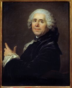 Porträtt av Pierre Carlet de Chamblain de Marivaux (1688 - 1763) dit Marivaux, fransk författare - Målning av Louis Michel Van Loo (1707 - 1771) av Louis Michel van Loo