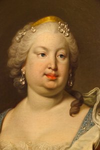 Barbara av Portugal eller Braganza (detalj)