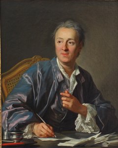 Porträtt av Denis Diderot 17131784, 1767 av Louis Michel van Loo