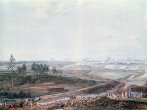Amerikanska revolutionskriget: Slaget vid Yorktown (eller York Town) den 10/19/1781, detalj