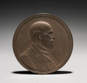 Medalj: Abram Stevens Hewitt, 1875-1925.
