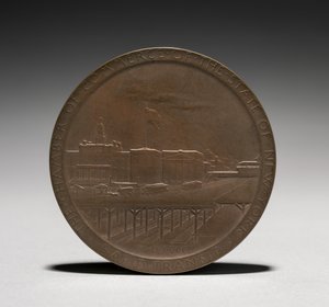 Medalj: Abram Stevens Hewitt omvänd, 1875-1925.