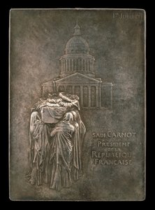 President Sadi Carnots kropp Borne to the Panthéon [framsidan], 1894.