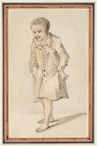 Little Cazey, ca 1747 (penna, penna & bläck & akvarell på papper)