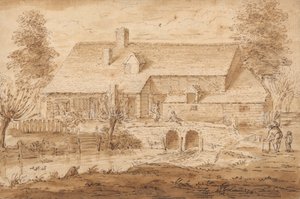 Utsikt nära Aldenham, Herts av Louis Philippe Boitard