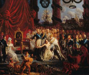 Ludvig XVIII (1755-1824) hjälper Frankrike på fötter, efter 1814