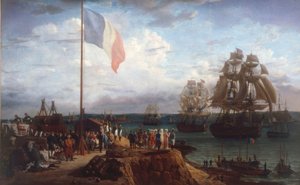 Napoleon I och kejsarinnan Marie-Louise be av Louis Philippe Crepin