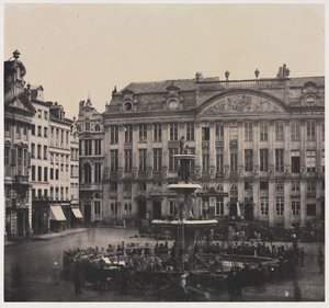 Untitled Construction of Commemorative Fountain, juli 1856.