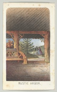 Rustic Arbor, från serien, Views in Central Park, New York, del 3, 1864.