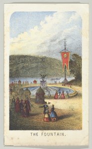 The Fountain, från serien, Views in Central Park, New York, del 3, 1864.