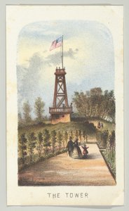 The Tower, från serien, Views in Central Park, New York, del 2, 1864.