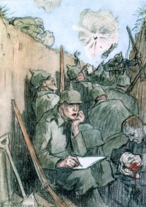 "Ett brev från de tyska skyttegravarna", 1916