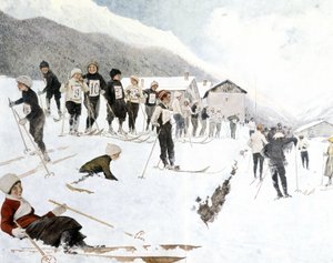 Skidlektioner för barn