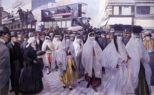 Oriental Theatre-artister återvänder till Trocadero av Louis Remy Sabattier